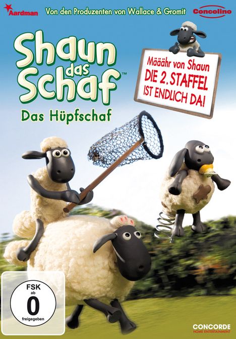 Shaun das Schaf Staffel 2 Vol. 1: Das Hüpfschaf, DVD