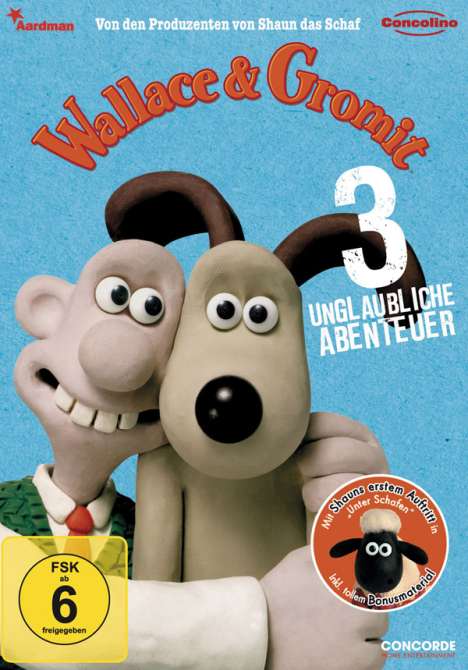 Wallace und Gromit, DVD