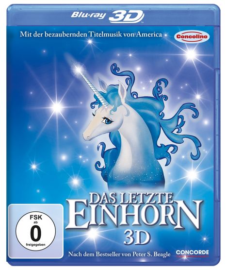 Das letzte Einhorn (3D Blu-ray), Blu-ray Disc