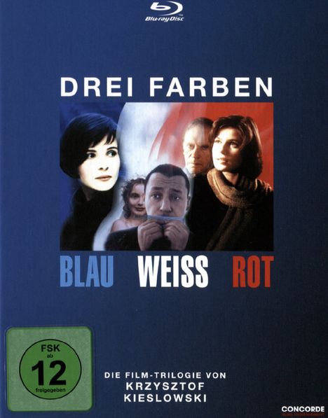 Drei Farben: Blau/Weiss/Rot (Die Trilogie) (Blu-ray), 3 Blu-ray Discs
