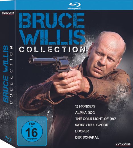 Bruce Willis Collection (Blu-ray), 6 Blu-ray Discs