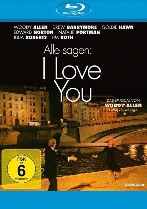 Alle sagen: I Love You (Blu-ray), Blu-ray Disc