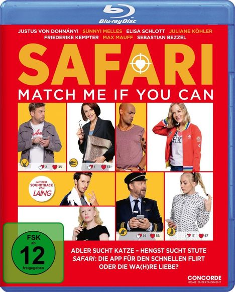 Safari - Match Me If You Can (Blu-ray), Blu-ray Disc