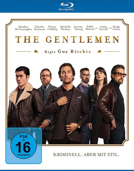 The Gentlemen (Blu-ray), Blu-ray Disc