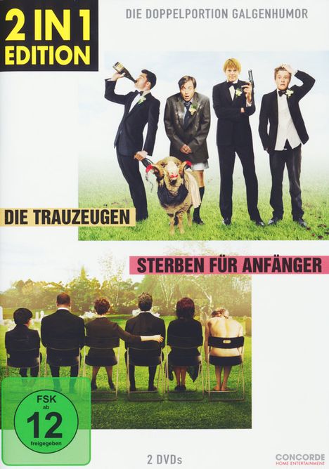 Die Trauzeugen / Sterben für Anfänger, 2 DVDs