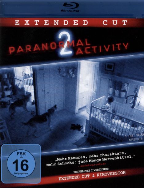 Paranormal Activity 2 (Blu-ray), Blu-ray Disc