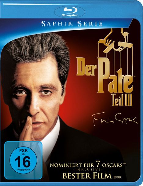 Der Pate III (Blu-ray), Blu-ray Disc
