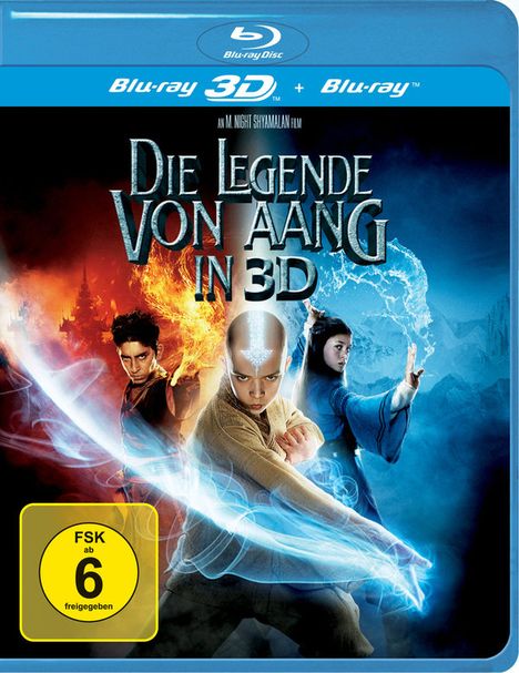 Die Legende von Aang  (2D &amp; 3D Blu-ray), 2 Blu-ray Discs