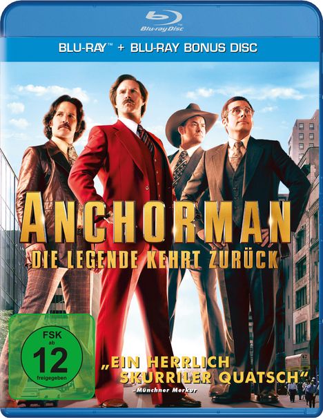 Anchorman - Die Legende kehrt zurück (Blu-ray), 2 Blu-ray Discs