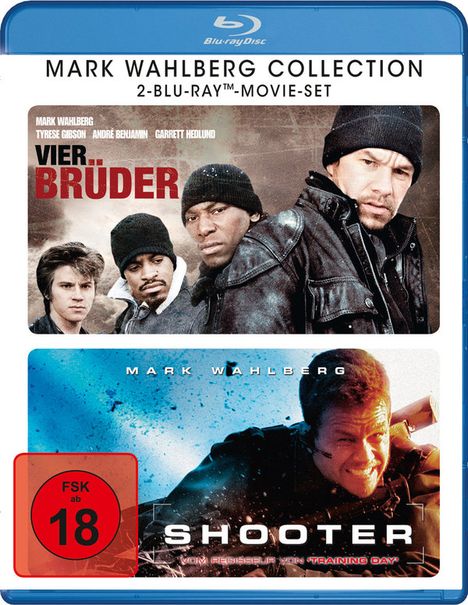 Mark Wahlberg Collection: Vier Brüder / Shooter (Blu-ray), 2 Blu-ray Discs