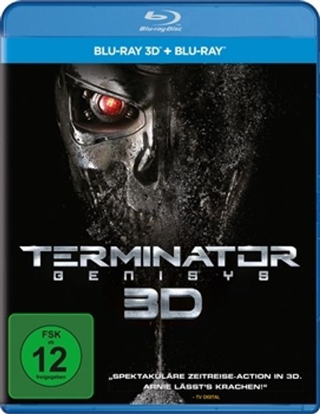 Terminator: Genisys (3D &amp; 2D Blu-ray), 2 Blu-ray Discs