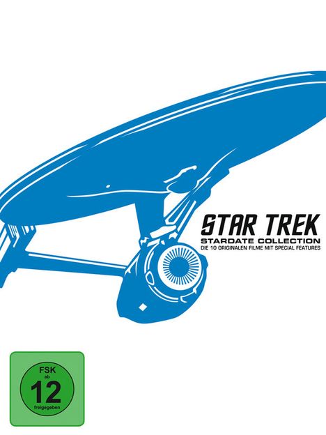 Star Trek I-X (Stardate Collection)  (Blu-ray), 12 Blu-ray Discs