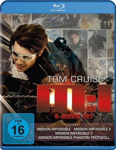 Mission: Impossible Ultimate Missions 1-4 (Blu-ray), 4 Blu-ray Discs