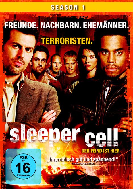 Sleeper Cell Season 1, 4 DVDs
