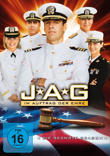 J.A.G. - Im Auftrag der Ehre Season 6, 6 DVDs