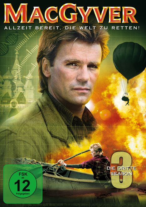 MacGyver Season 3, 5 DVDs