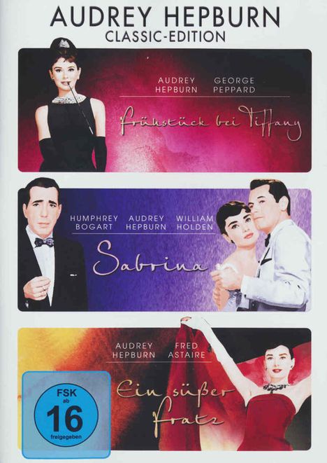 Audrey Hepburn Classic Edition, 3 DVDs