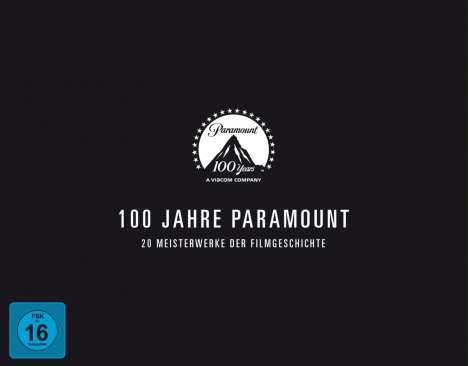 100 Jahre Paramount (Blu-ray &amp; DVD), 13 Blu-ray Discs und 7 DVDs