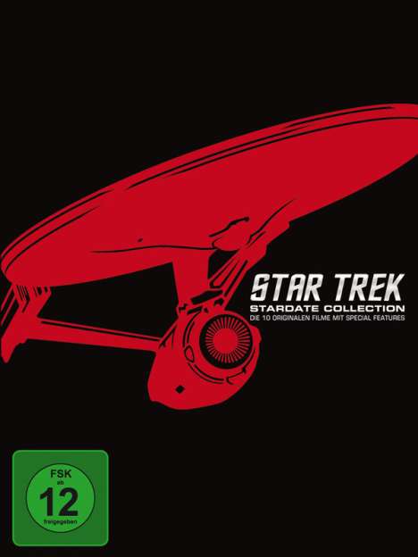 Star Trek I-X Stardate Collection, 12 DVDs
