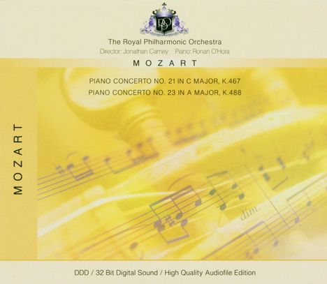 Wolfgang Amadeus Mozart (1756-1791): Klavierkonzerte Nr.21 &amp; 23, CD