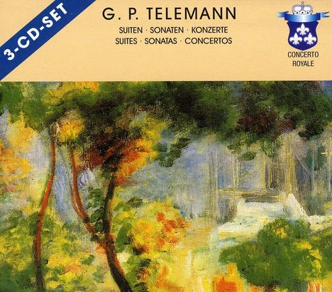 Georg Philipp Telemann (1681-1767): Suiten, Sonaten, Konzerte, 3 CDs