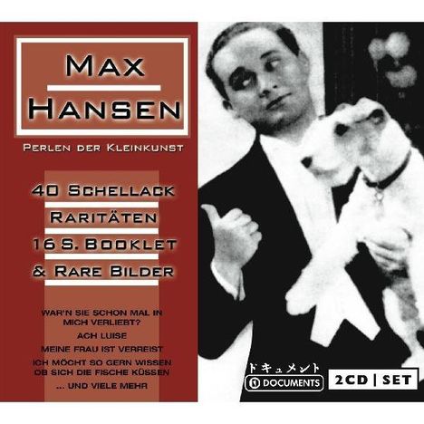Max Hansen: Perlen der Kleinkunst: 40 Schellack Raritäten, 2 CDs