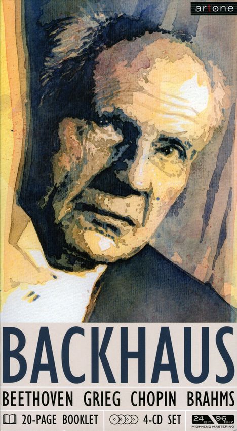Wilhelm Backhaus,Klavier, 4 CDs