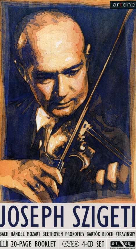 Joseph Szigeti spielt Violinkonzerte, 4 CDs