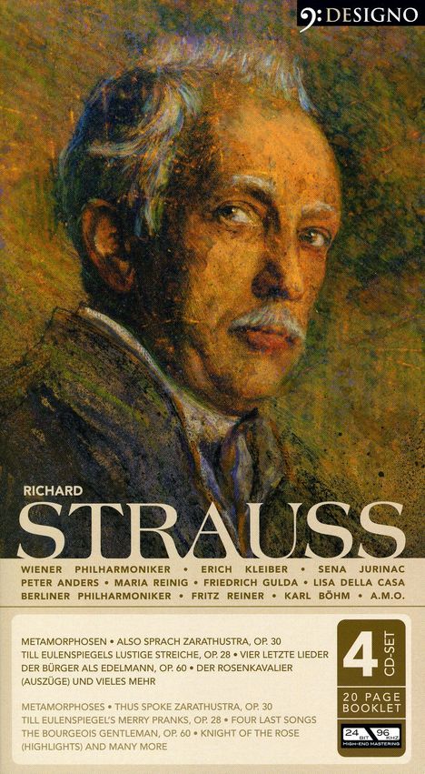 Richard Strauss (1864-1949): Metamorphosen für 23 Solostreicher, 4 CDs