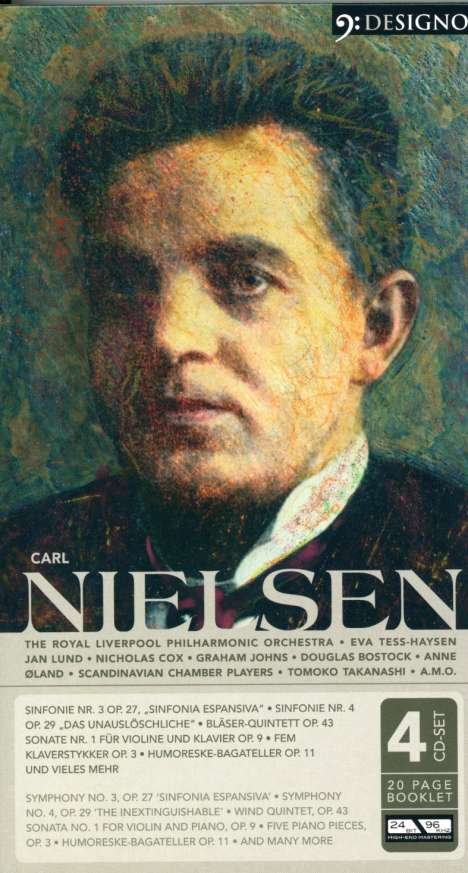 Carl Nielsen (1865-1931): Symphonie Nr.2, 4 CDs
