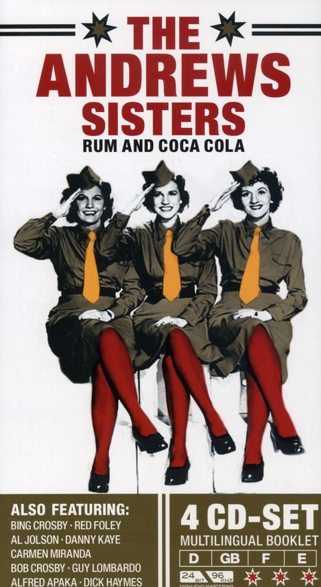 Andrews Sisters: Rum And Coca Cola, 4 CDs