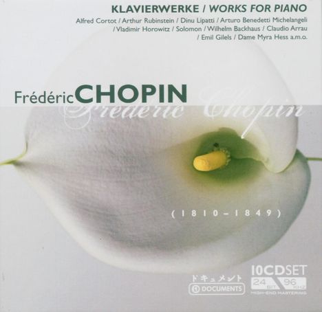 Frederic Chopin (1810-1849): Klavierwerke, 10 CDs