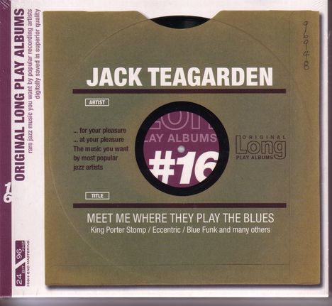Jack Teagarden (1905-1964): Meet Me Where They Play The Blues, CD