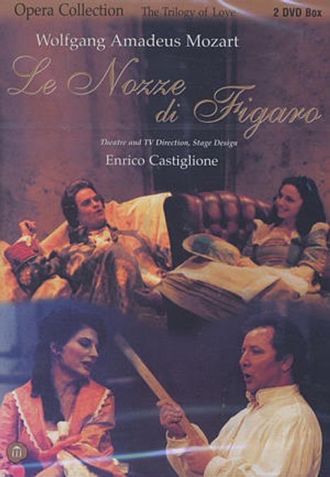 Wolfgang Amadeus Mozart (1756-1791): Die Hochzeit des Figaro, 2 DVDs