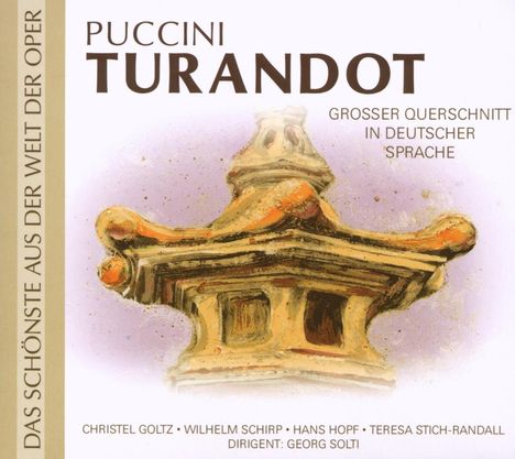 Giacomo Puccini (1858-1924): Turandot (Querschnitt in deutscher Sprache), CD