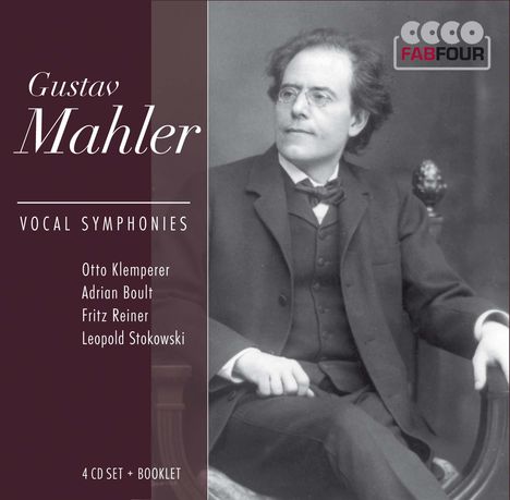 Gustav Mahler (1860-1911): Symphonien Nr.2,3,4,8, 4 CDs