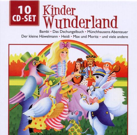 Kinder Wunderland, 10 Audio-CDs, 10 CDs