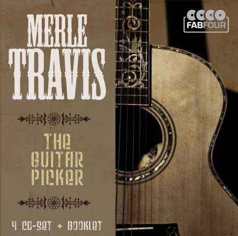 Merle Travis (1917-1983): The Guitar Picker (Box-Set), 4 CDs