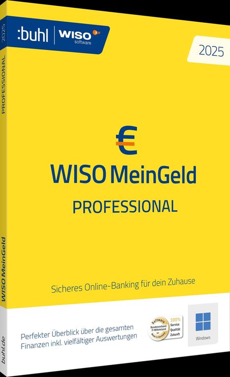 WISO Mein Geld Professional 2025, CD-ROM