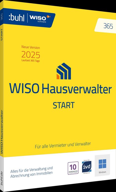 WISO Hausverwalter 365 Start, CD-ROM