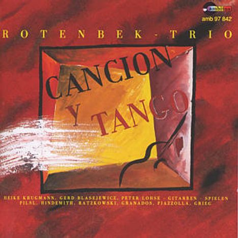 Rotenbek-Trio: Cancion Y Tango, CD