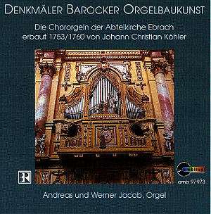 Musik für 2 Orgeln "Denkmäler barocker Orgelkunst", CD