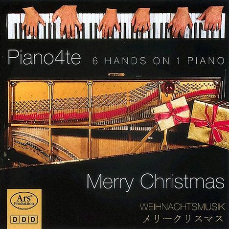 Piano4te - Merry Christmas (Weihachtsmusik für Klavier 6-händig), CD