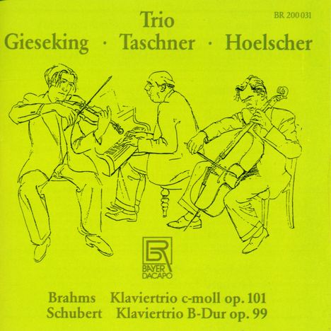 Johannes Brahms (1833-1897): Klaviertrio Nr.3 op.101, CD