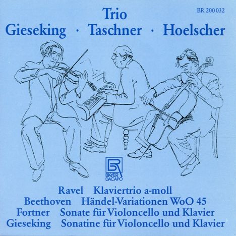 Walter Gieseking (1895-1956): Sonatine für Cello &amp; Klavier, CD