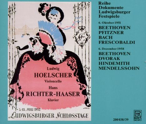 Ludwig Hoelscher,Cello, 2 CDs