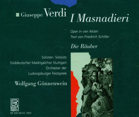 Giuseppe Verdi (1813-1901): I Masnadieri, 2 CDs