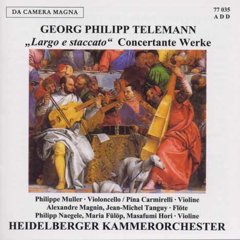 Georg Philipp Telemann (1681-1767): Tripelkonzert in B für 2 Flöten,Violine &amp; Orchester, CD