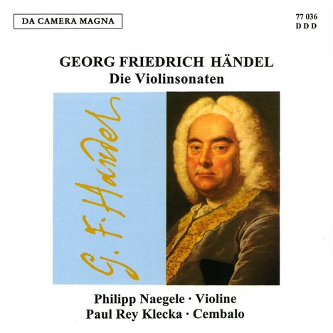 Georg Friedrich Händel (1685-1759): Violinsonaten HWV 361,364,368,370-373, CD