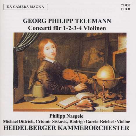 Georg Philipp Telemann (1681-1767): Konzerte f.1,2,3,4 Violinen, CD